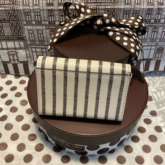 Henri Bendel West 57th Striped Card Case - Picture 2 of 9